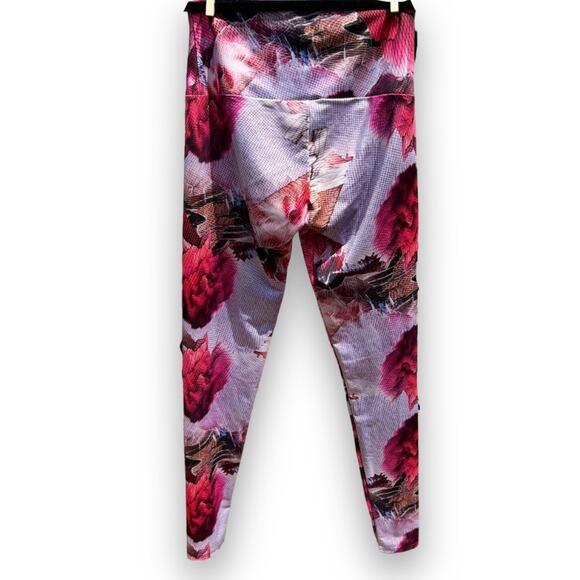 Colorful Unique Printed Leggings - Pink Multi - Size S/M - Picture 3 of 8